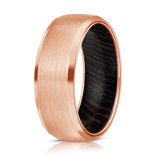 Luxurimo Tungsten Carbide Rose Gold Ring