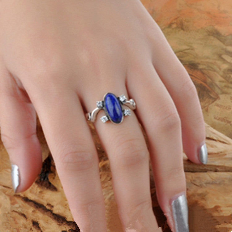 Luxurimo Blue Pearl Ring